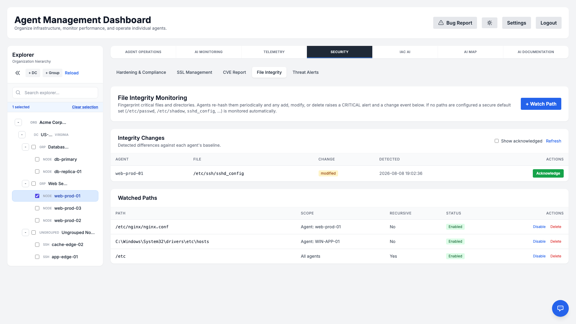 File Integrity Monitoring